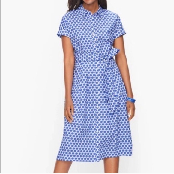 NWOT Talbots Dolman Sleeve ShirtDress - Picture 2 of 9